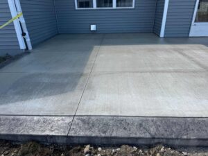 custom concrete patio border design jackson 1