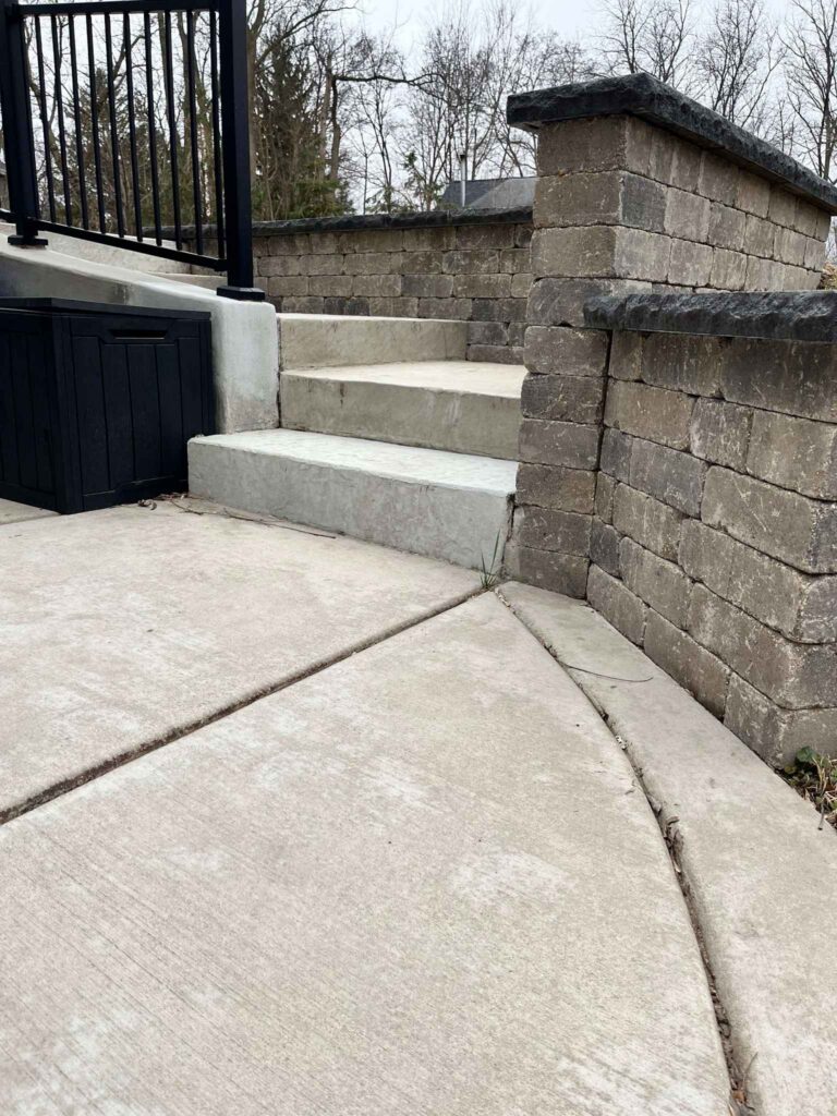 franklin-concrete-landscape-steps-retaining-wall-design