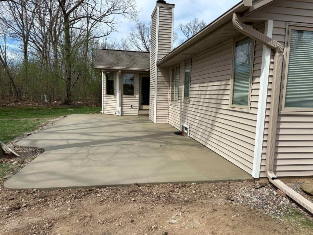 residential concrete patio contractor franklin wi 1